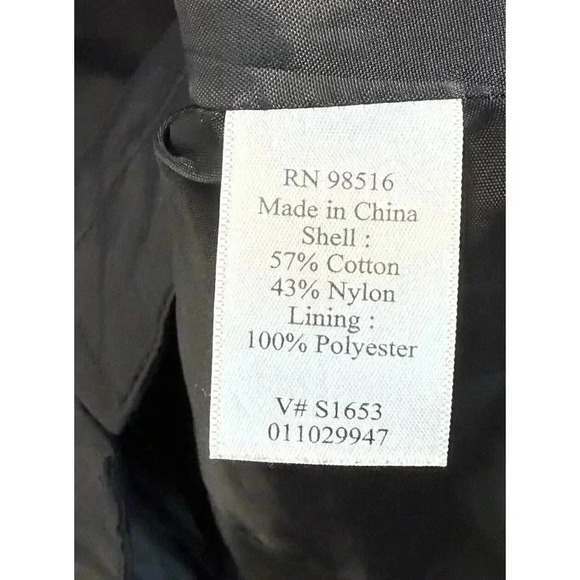 Coldwater Creek Women's Size 6 Black Nylon Blend Lightweight Zip Up Jacket - Picture 4 of 7